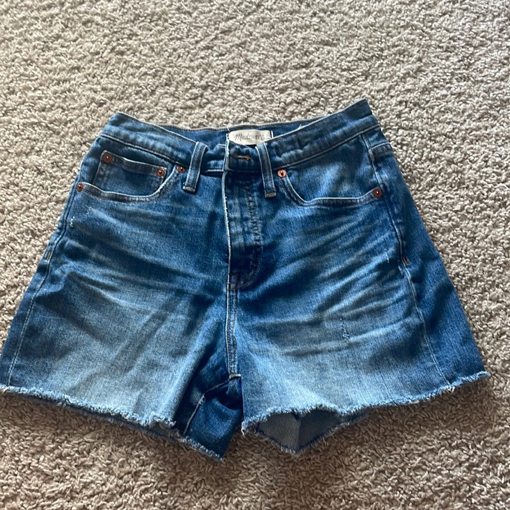 Madewell High Rise Jean Shorts